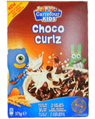 Cereales Choco Curlz au bon gout de chocolat