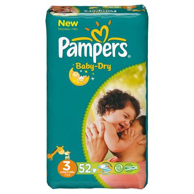 Couches Baby Dry 4-9 kg Pampers