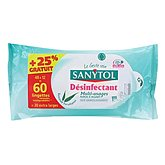 Lingettes multi-usages Sanytol Desinfectantes x48