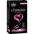 Café l'espresso eleganza N°6 LEGAL x10 capsules 50g