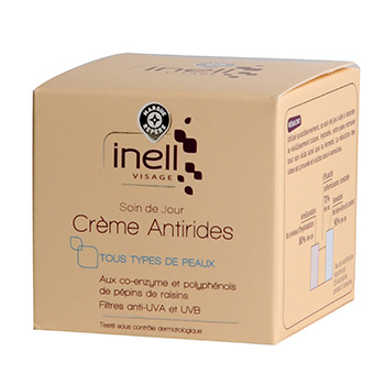 Creme antirides Inell soin jour Ts types peaux 50ml