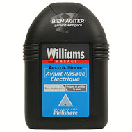 Williams, Electric Shave - Lotion avant rasage electrique, le flacon de 100ml
