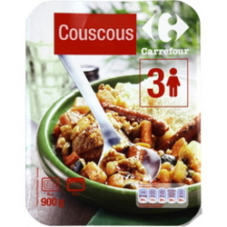 Plat cuisiné couscous Carrefour