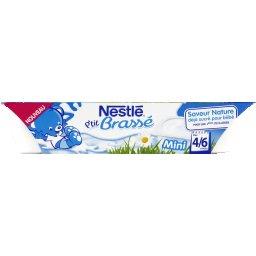 Nestle p'tit brasse nature 6x60g des 4/6mois