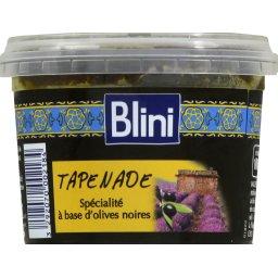 Tapenade, specialite a base d'olives noires, recette mediterraneenne, le pot, 100g