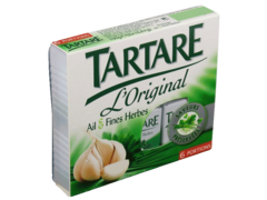 TARTARE Ail et Fines Herbes au lait pasteurise, 32,5%MG, 6 portions, 100g