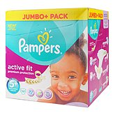 Couches Pampers Active Fit Jumbo box T5 + x58