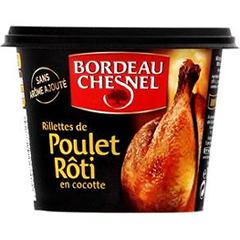 Bordeau Chesnel, Rillettes de poulet roti en cocotte, le pot de 110g