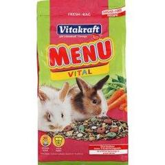 Aliment complet pour lapins nains Menu Vital VITAKRAFT, 800g
